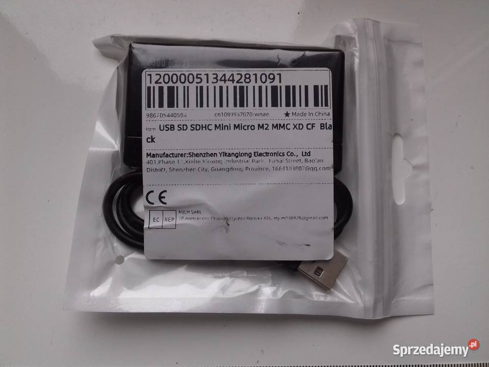 Czytnik kart pamięci 6w1 microSD MMC SD XD CF MS kujawsko-pomorskie Bydgoszcz sprzedam