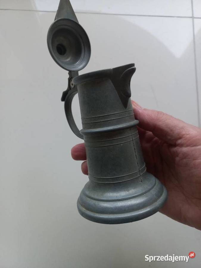 Pojemnik na olej cyna oliwnik Toruń sprzedam