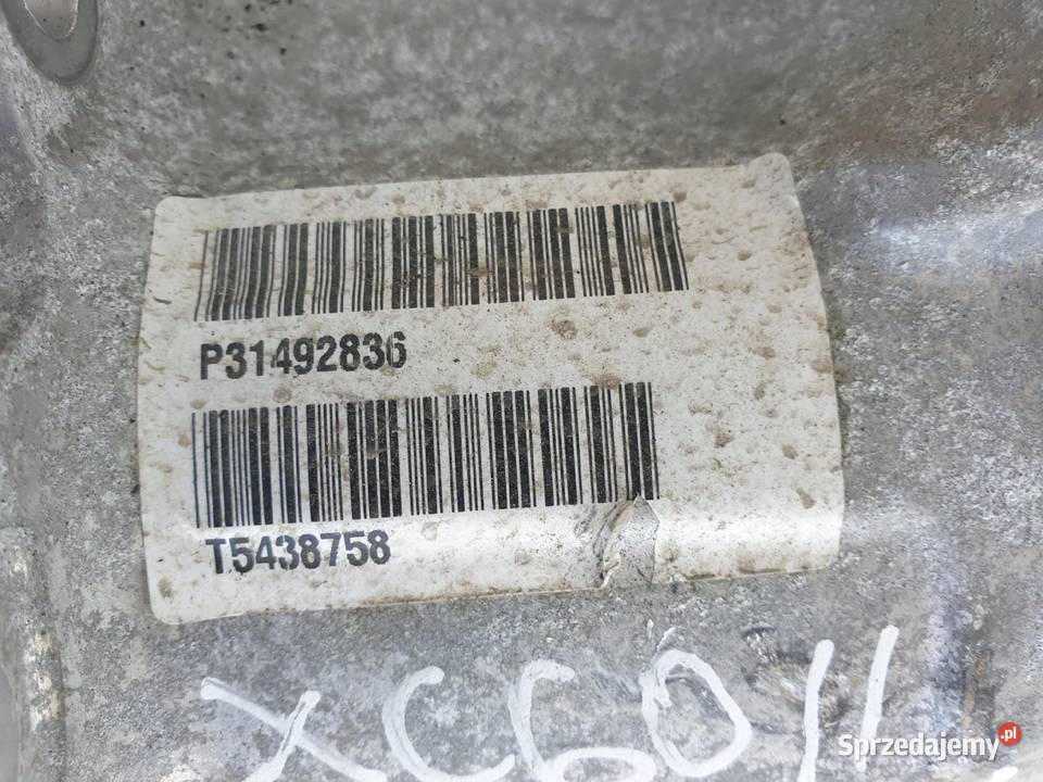 Volvo XC60 II 20 D3 REDUKTOR SKRZYNI BIEGÓW Podzespoły skrzyń biegów Części samochodowe Chełm