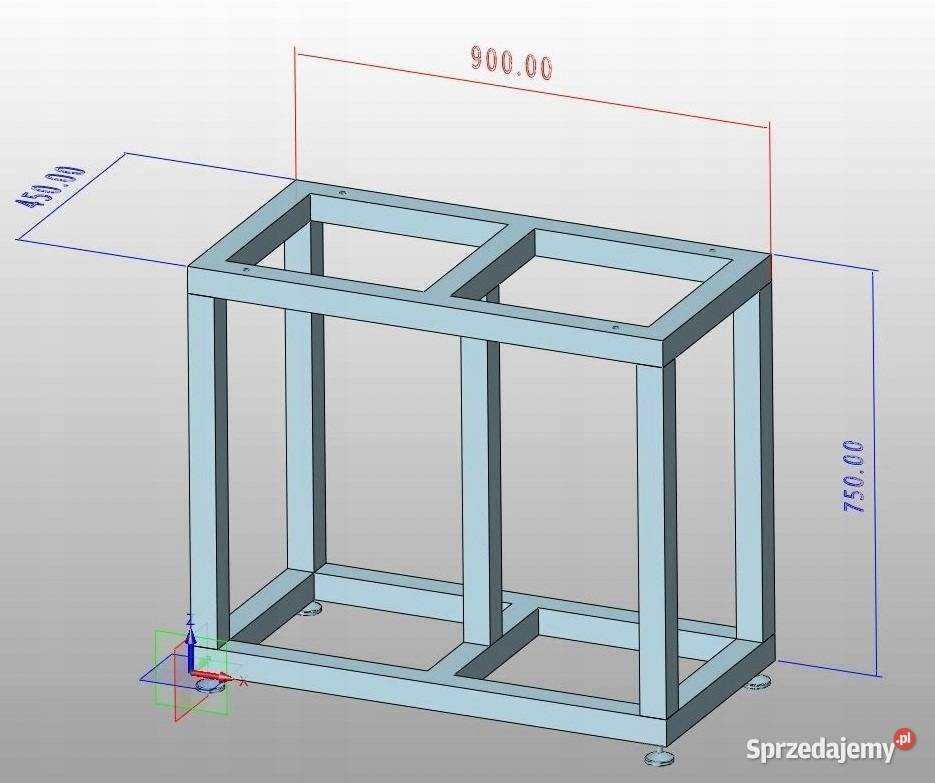 Stelaż stalowy pod akwarium mocny na wymiar Jeżowe