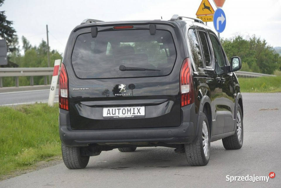 Peugeot RIFTER 15BlueHDI nawigacja Android Auto czujnik deszczu podkarpackie Sędziszów Małopolski