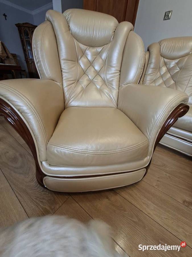 Komplet mebli skórzanych Rudziczka