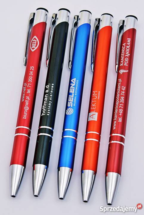 445 500 długopisów Cosmo z grawerem laserowym dolnośląskie Wrocław reklama