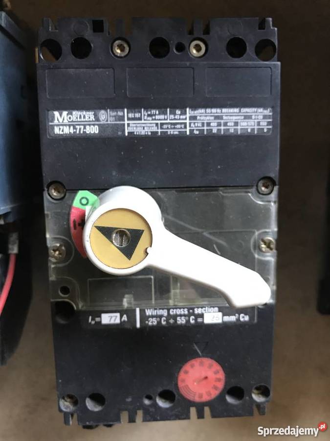 wyłącznik silnikowy MOELLER NZM477800 77A Kolbuszowa