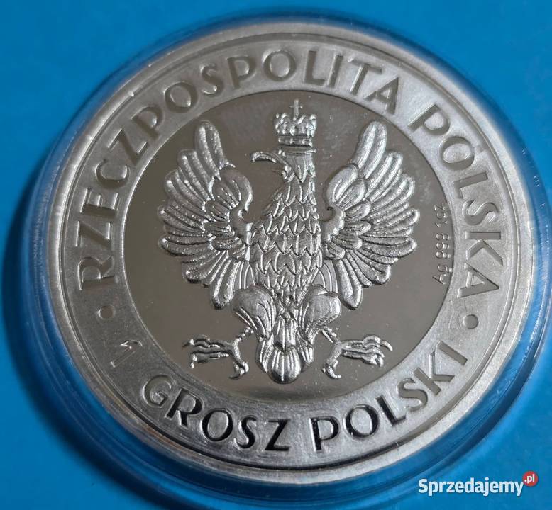 Moneta groszy polski Garwolin