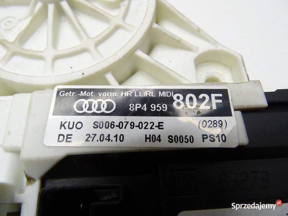 SILNICZEK PODNOŚNIK SZYBY PRAWY TYŁ TYLNY Wyposażenie wnętrza