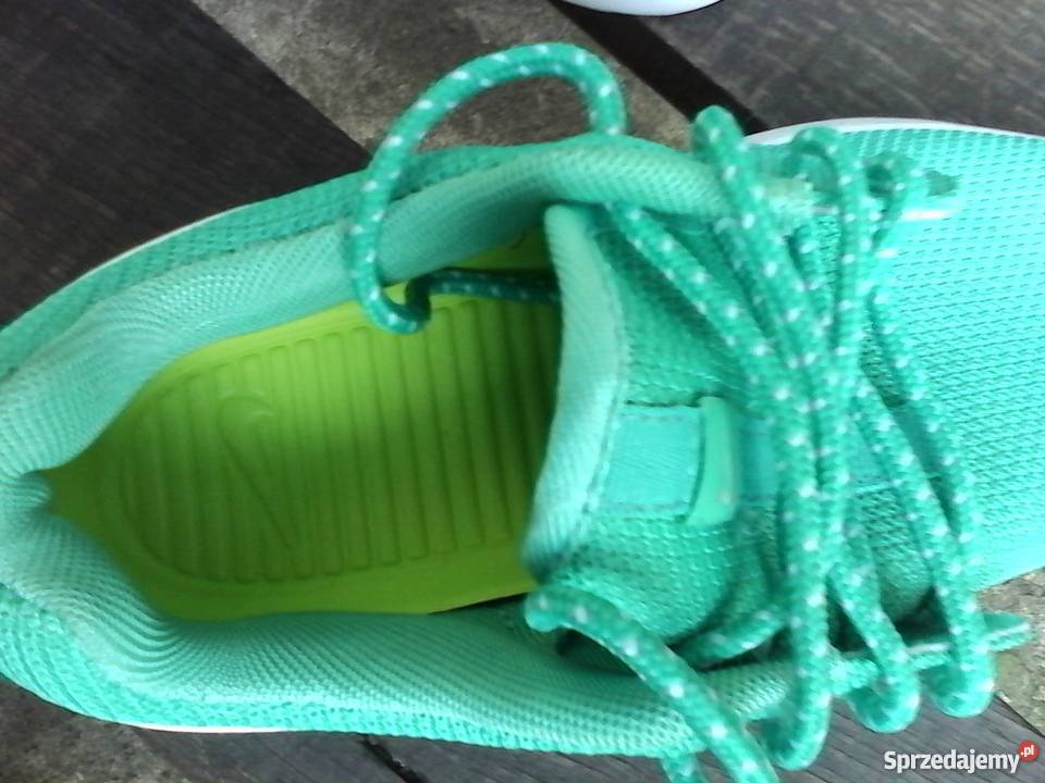 Pobranie 24H Nike Roshe Run 40 Miętowe Okazja Chodzież