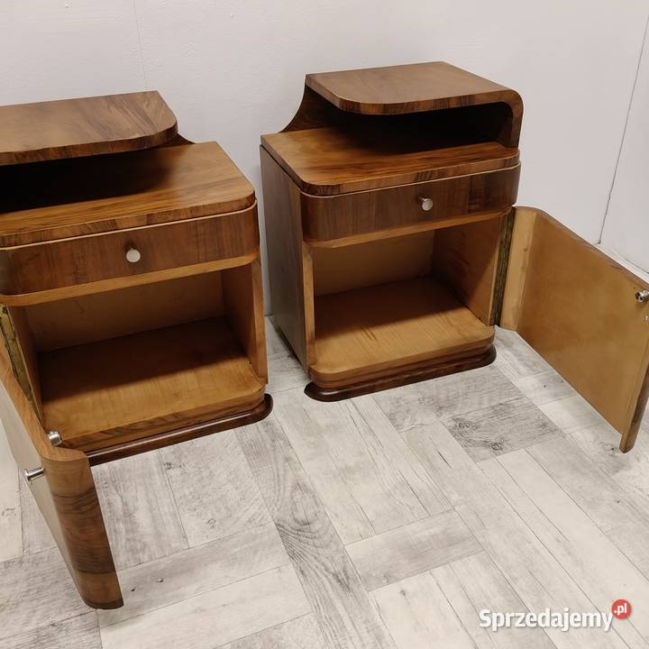 szafki nocne art Deco nakastliki vintage Radomsko