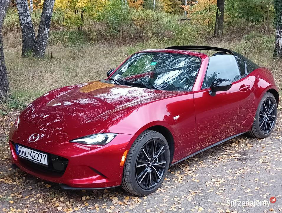 Mazda MX5 Miata RF Grand Touring 2024 Soul Red 11500km mazowieckie Ząbki sprzedam