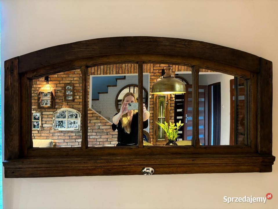 Lustro w swietliku okiennym Stereo okno rama