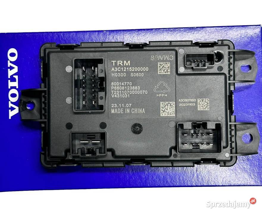 VOLVO EX30 modul skladanego haka holowniczego OE Gadgety motoryzacyjne Bielany Wrocławskie sprzedam