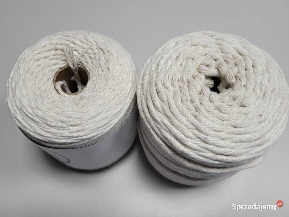 Sznurek do makramy bawełniany 2mm3mm5mm Różne Dekoracje i ozdoby Myślenice