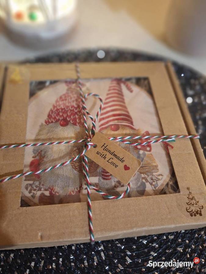 Podstawka skrzaty świąteczne Strzyżów