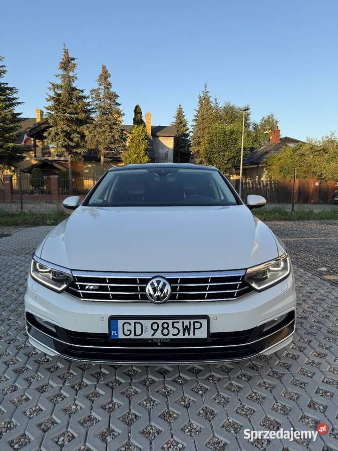 Passat b8 bitdi sedan r line biała perła 4
