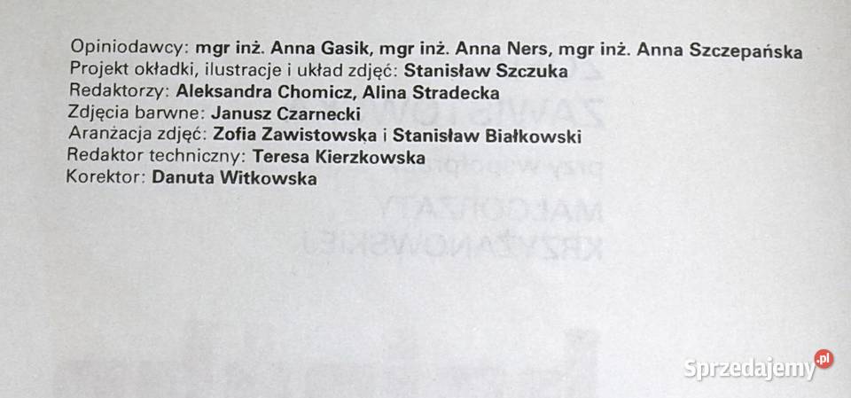 Książka kucharska Zofia Zawistowska