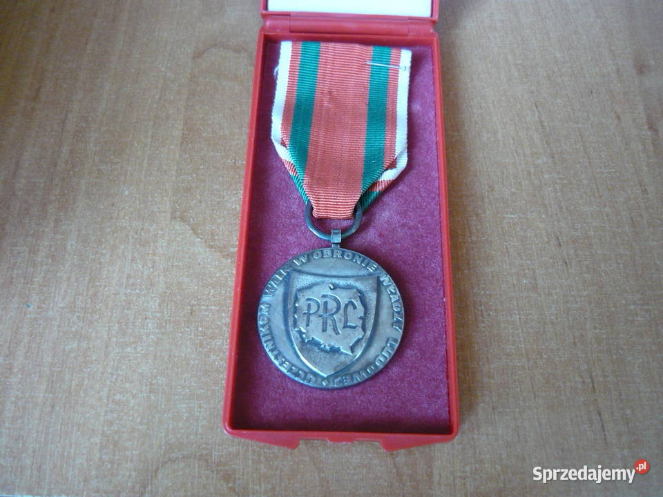 Medal udział w walkach w obronie władzy ludowej Myszków sprzedam