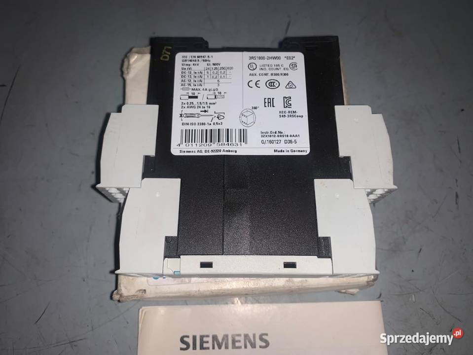 Siemens 3RS18002HW00 Przekaźnik Warszawa