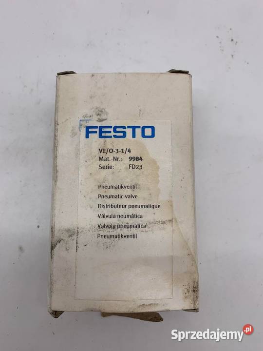 Festo VLO314 9984 Zawór pneumatyczny Warszawa sprzedam