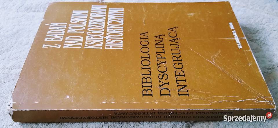 Bibliologia dyscypliną integrującą Mlekicka miękka Gdańsk sprzedam