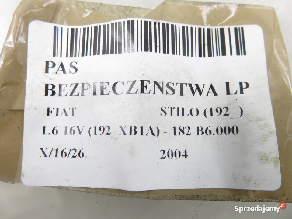 PAS LEWY PRZEDNI FIAT STILO 3d 33035687C