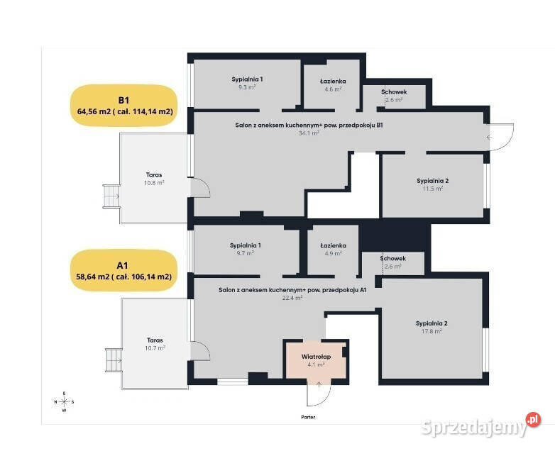 Mieszkania stan deweloperski kameralna zabudowa Ełk