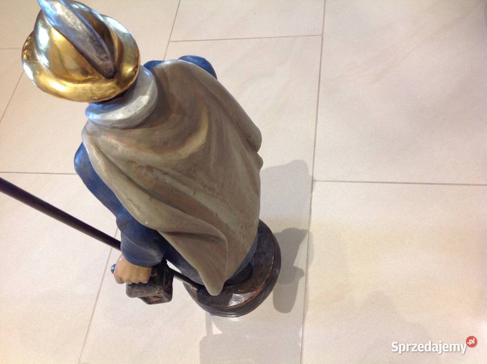 Stara Drewniana Figura Latarnik Nowa Sól