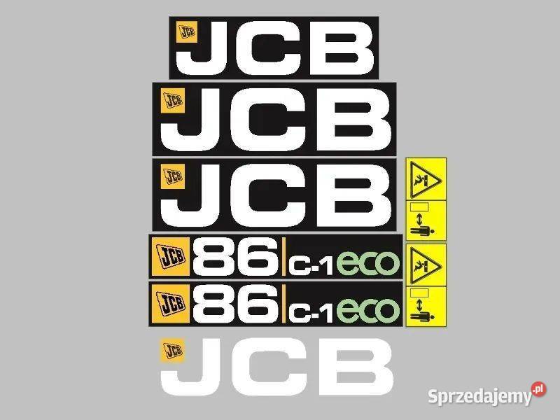 Naklejki oklejenie naklejka JCB 86 C1 ECO Janików