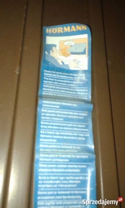 Brama garażowa uchylnadrzwi HORMANN Giżycko