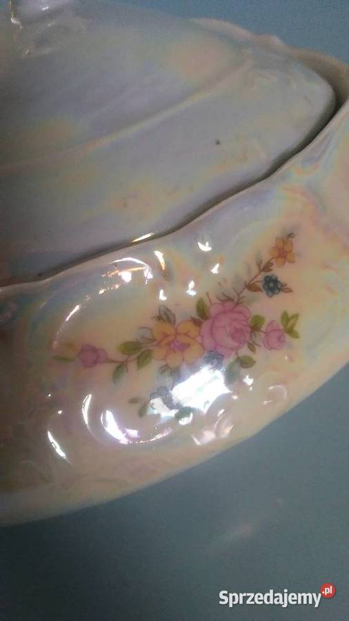Duża bomboniera porcelana Bogucice Łódź