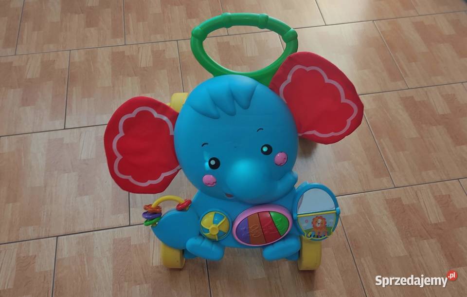 Chodzik pchacz zabawka słonik grający Okazja Pruszków sprzedam