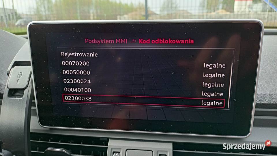 Audi mapa Europy 2023 MIB2 4G TT A3 A4 A6 S6 A7 Pabianice