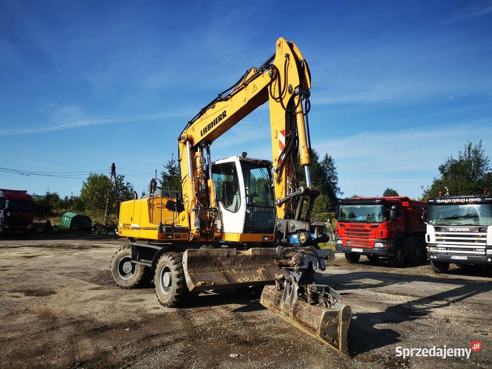 Koparka Kołowa liebherr 900 rototilt nie śląskie Cieszyn