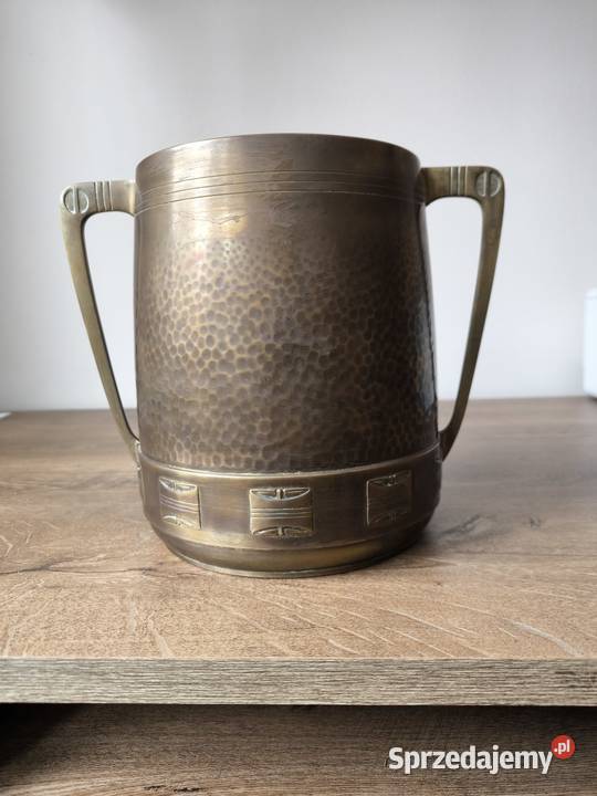 Duży wazon mosiężny waga ok 12 dawna produkcja Radomsko sprzedam