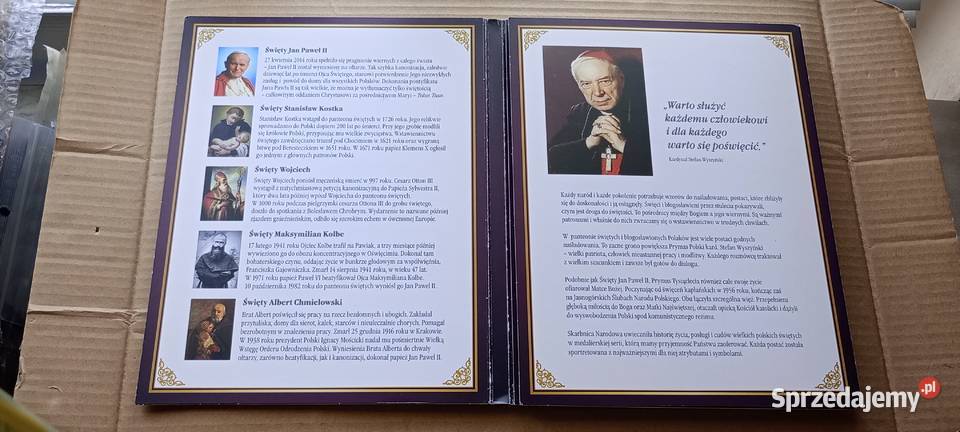 Stare monety Album Klaser Polscy Święci i podkarpackie Lesko