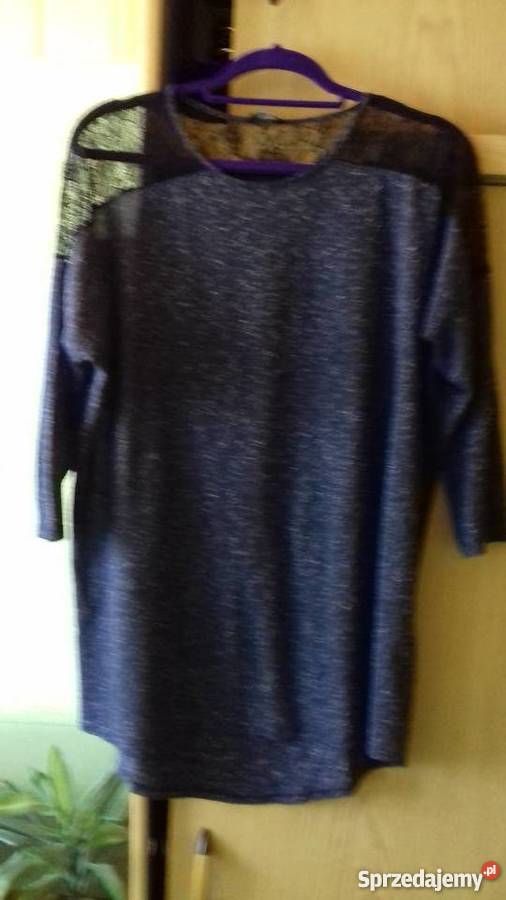 Bluzka z koronką XXL czarny Iława