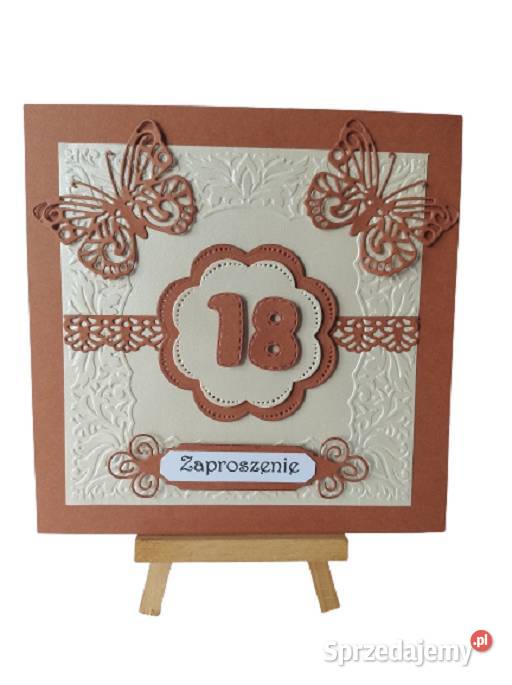 ZAPROSZENIA OSIEMNASTKA K4 WZÓR 5 Poznań