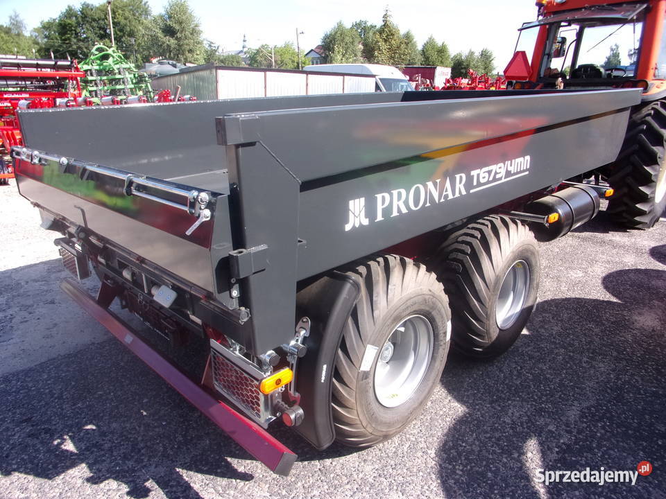 Przyczepa budowlana z najazdami resor T6794MN Opoczno