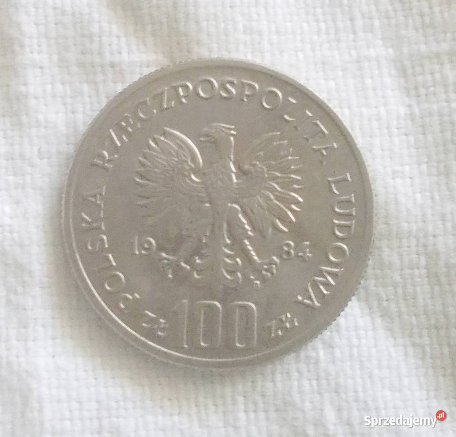 prl monety obiegowe 40 lat prl moneta 100 z 1984 Szczecin