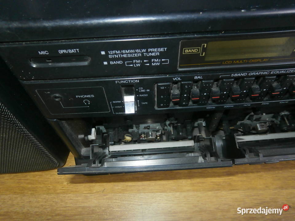 Radiomagnetofon BOOMBOX SANYO M W232LOET sprawny Gramofony Łódź