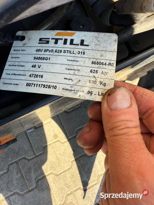 wózek elektryczny STILL RX2016P Triplex 49m Działoszyn