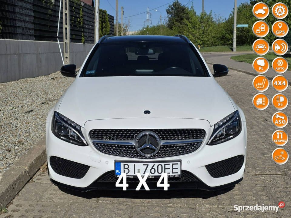 Mercedes C 220 AMG Mercedes C W205 220d 4Matic Rok produkcji 2016 Białystok