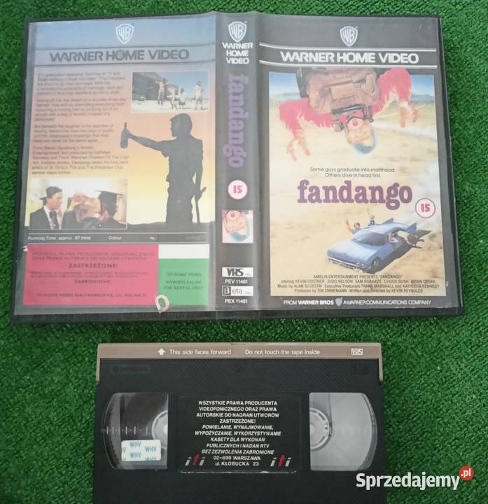 Kaseta VHS film Fandango Rzeszów