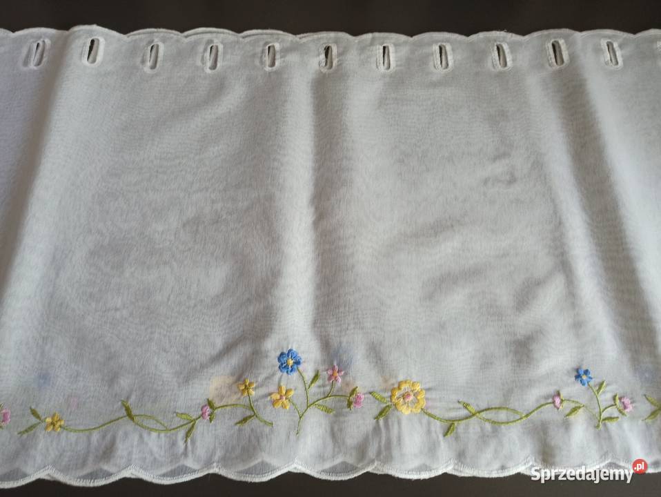 Firanka zazdrostka haftowana 180x40 Białystok