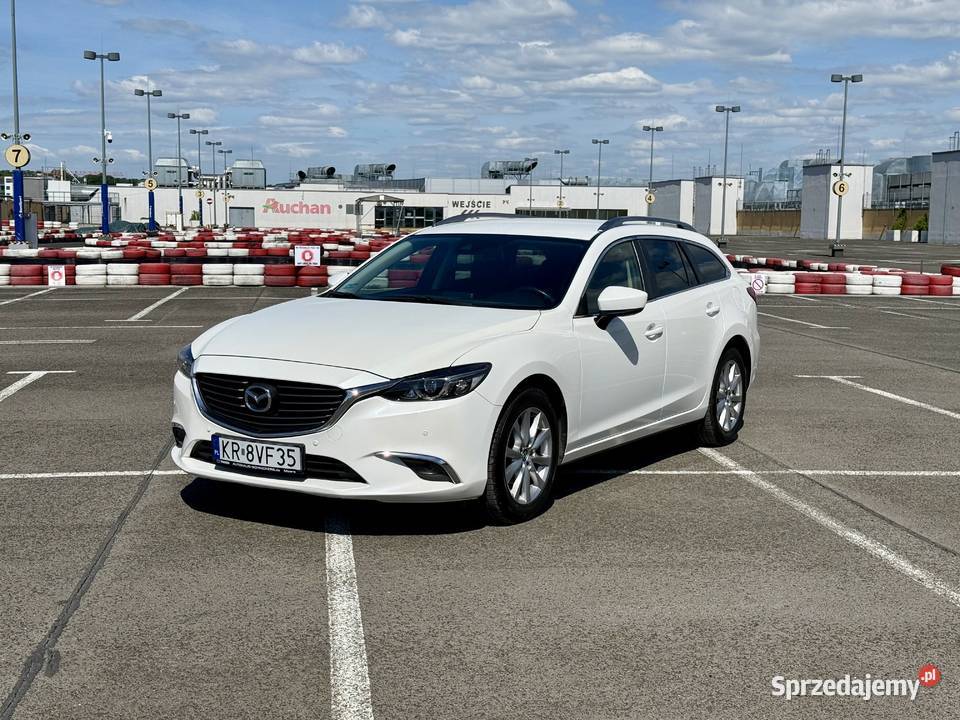 Mazda 6 20 Benzyna 2018r Biała Perła Idealna Kraków sprzedam