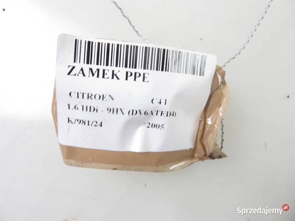 ZAMEK PRAWY PRZEDNI CITROEN C4 I osobowe sprzedam