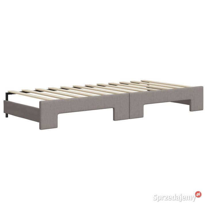 Sofa rozsuwana z szufladami taupe tkanina 80x200 mazowieckie Warszawa sprzedam