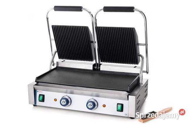 Grill kontaktowy podwójny ryflowanogładki 263808 Tarnów