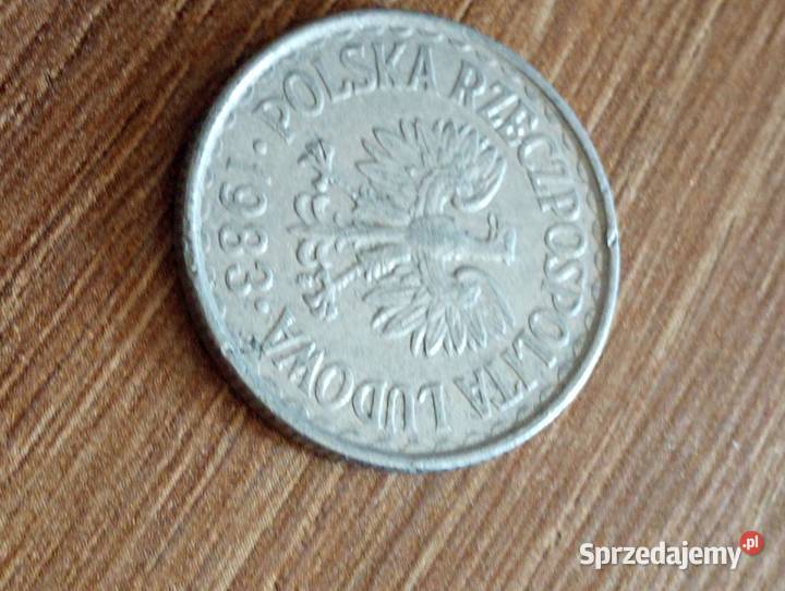 Sprzedam trzecie 1 zl 1983 r zzm nierowne ranty Chełm