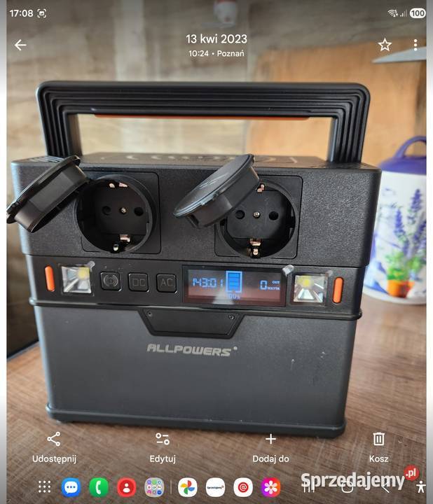 Powerbank Akumulator generator prądu duzej mocy Akcesoria, narzędzia i noże Poznań