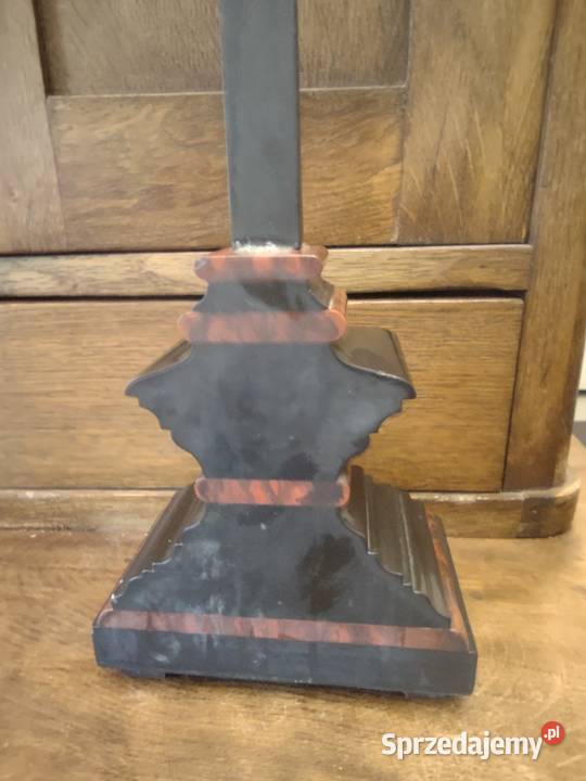 Stary krucyfiks krzyż marmur koniec XIX w